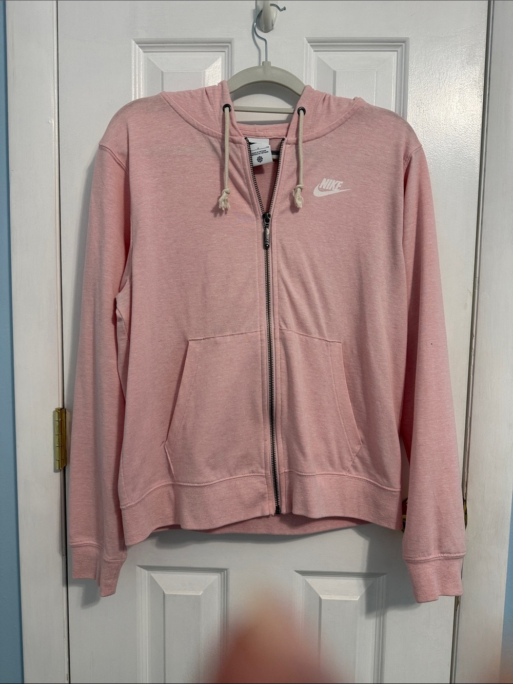 Nike zip up light material hoodie